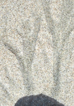 "Año Nuevo" Fotografía abstracta de arena, Mendocino, California, 2013