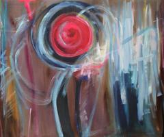 Large Abstract Expressionist Painting, "Marilyn"