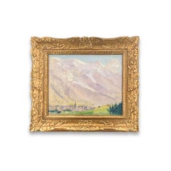 French Impressionist Landscape Oil Painting, Monet Influence