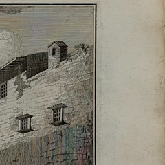 18th Century Italian Rome / Tiber River Architectural Engraving by Guiseppi Vasi