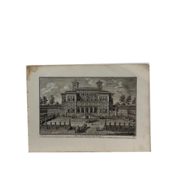 18th Century Italian Rome / Tiber River Architectural Engraving by Guiseppi Vasi