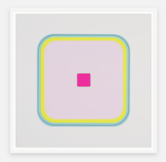 « Longevity II » – Sérigraphie, estampe abstraite en relief, années 2010, neuve