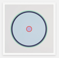 « Self Determination II » – Sérigraphie abstraite, années 2010, signée, 14 x 14 pouces