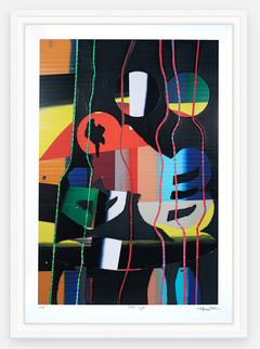 Traffic Light Abstract Geometric Print, Archival Pigment, 2010- 28x40"