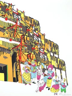 Dance Me to the End Screen Print, Contemporary Figurative Art, 2010+