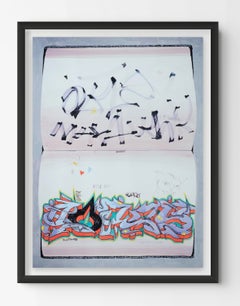 Blackbook I, serigrafía al estilo «trompe-l’œil», se puede enmarcar, 20 x 27 pulgadas