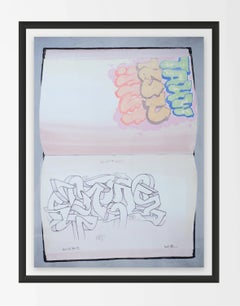 Blackbook II, estilo trampantojo, serigrafía firmada, 20 x 27 pulgadas