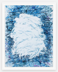 Untitled Screen Print, Abstract Expressionist, 2010+, Framing Available, 24x31