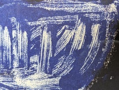 "Madron Blue I" British St Ives Abstract Etching and Aquatint Artist's Proof