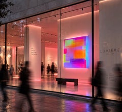 Alexandra Bernardini, «Luminous Veil», arte escultural con luz, técnica mixta, 2022