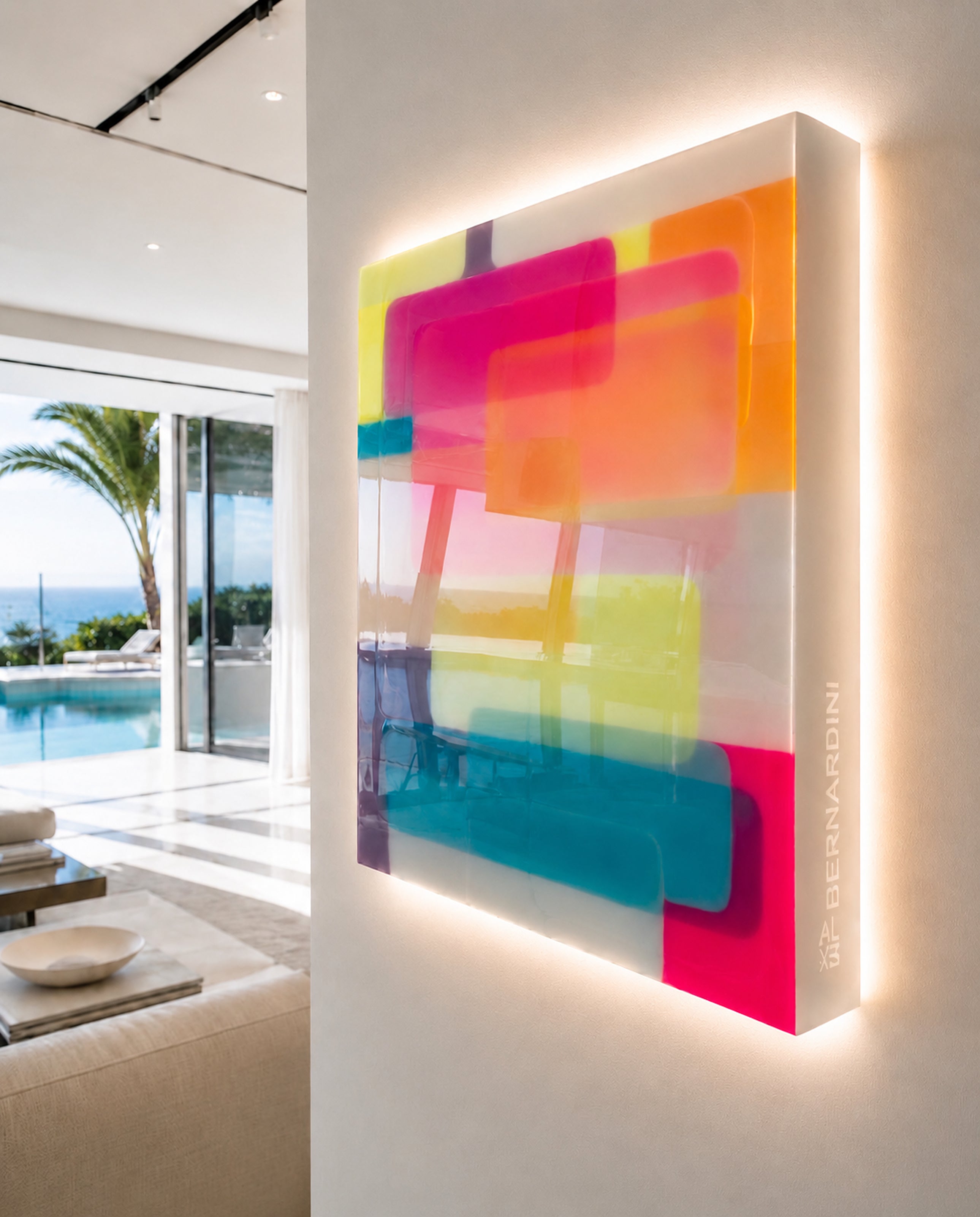 Alexandra Bernardini, „Soul Field No. 7 – Aurora Bloom“, skulpturale Lichtkunst, 202