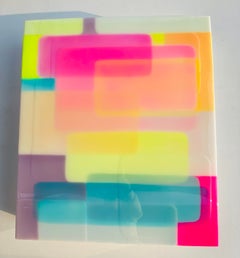 Soul Field n.º 7 – Aurora Bloom, arte contemporáneo con luz, pieza única