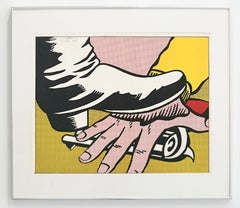 Foot and Hand By Roy Lichtenstein Pop Art Lithograph