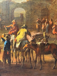 Franz de Paula Ferg (1689–1740) – Belebte Ruinen mit Figuren.
