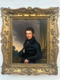 Pair of Biedermeier Portraits by Leopold Fertbauer (1802-1875), oil on panel.