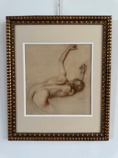 Franz von Stuck (German, 1863-1928) - Academic Male Nude