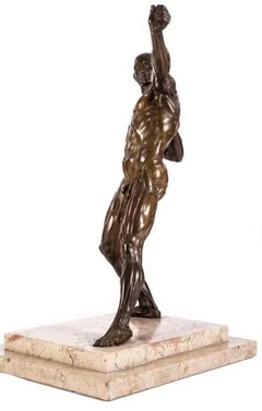 Ecorché Bronze Sculpture "The Archer", Follower of Willem van Tetrode