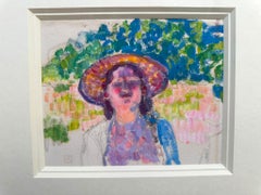 Théo van RYSSELBERGHE (1862-1926) - Young Woman in a Hat, c. 1902