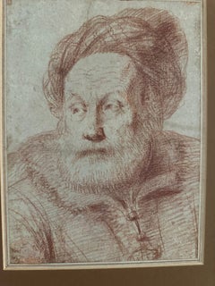Attr. to Lorenzo Tiepolo (1736–1776) - “Portrait of a Bearded Man in a Turban”.