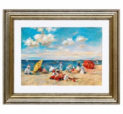 Willard Leroy Metcalf: «En la playa, Long Island» (1902)