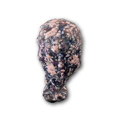 Unique sculpture by Morten Løbner, Stoneware with polychrome floating glaze