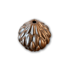 Vase aus Steingut, verziert mit Dilou-Glasur. Entworfen 1948 von Axel Salto, Dänemark