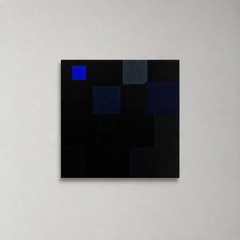 Ka-Rê 257, Pittura astratta geometrica, 52x52 cm, Firmata, Buono stato
