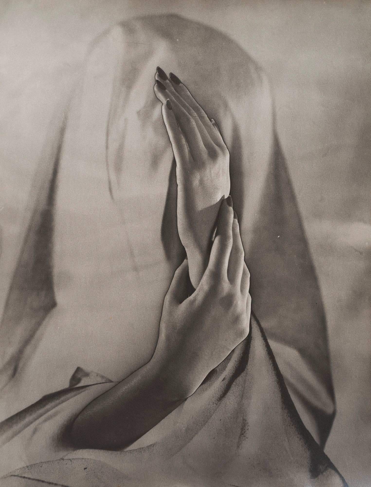 Erwin Blumenfeld Black and White Photograph - Hands, Paris