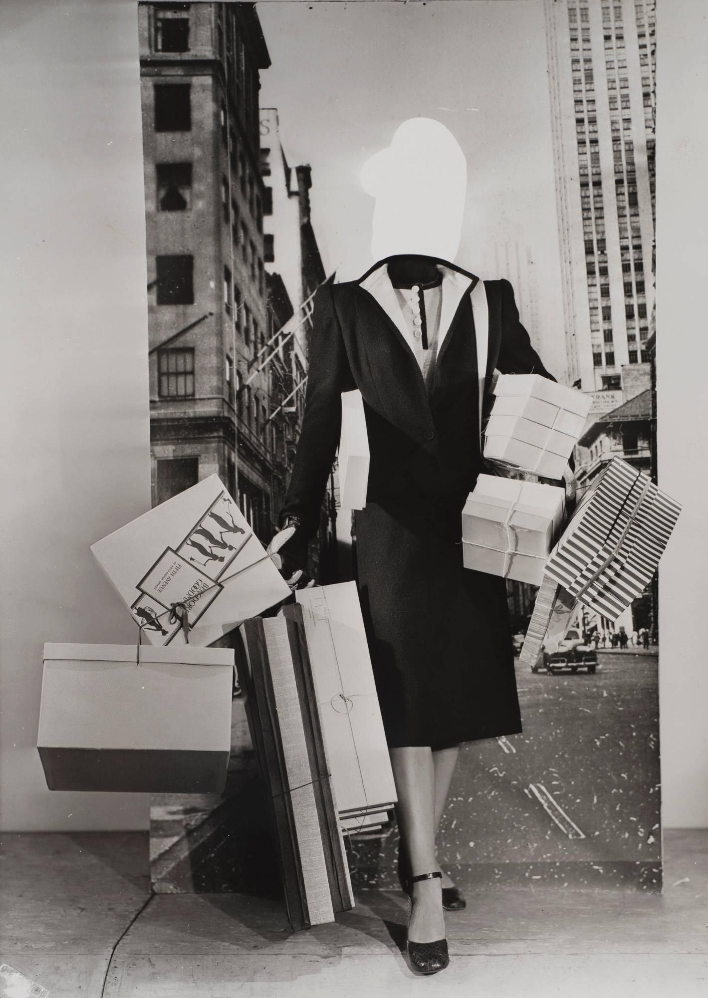 Erwin Blumenfeld Black and White Photograph - Fashion Montage, New York
