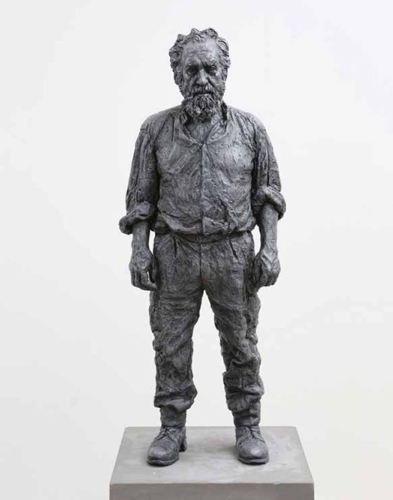 Sean Henry Figurative Sculpture - Standing Man