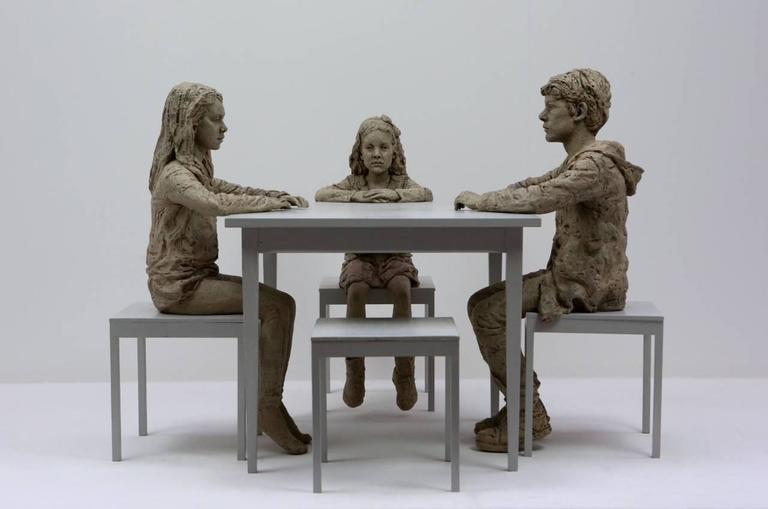 Sean Henry The Dinner Table, Bronze Sculpture For Sale at 1stdibs
