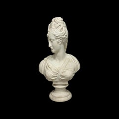 Diane de Poitiers, large marble bust, ca. 1880