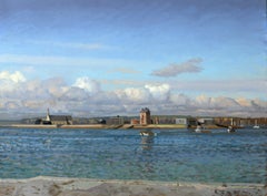 Camaret, la Tour Vauban, Brittany sea landscape and architecture