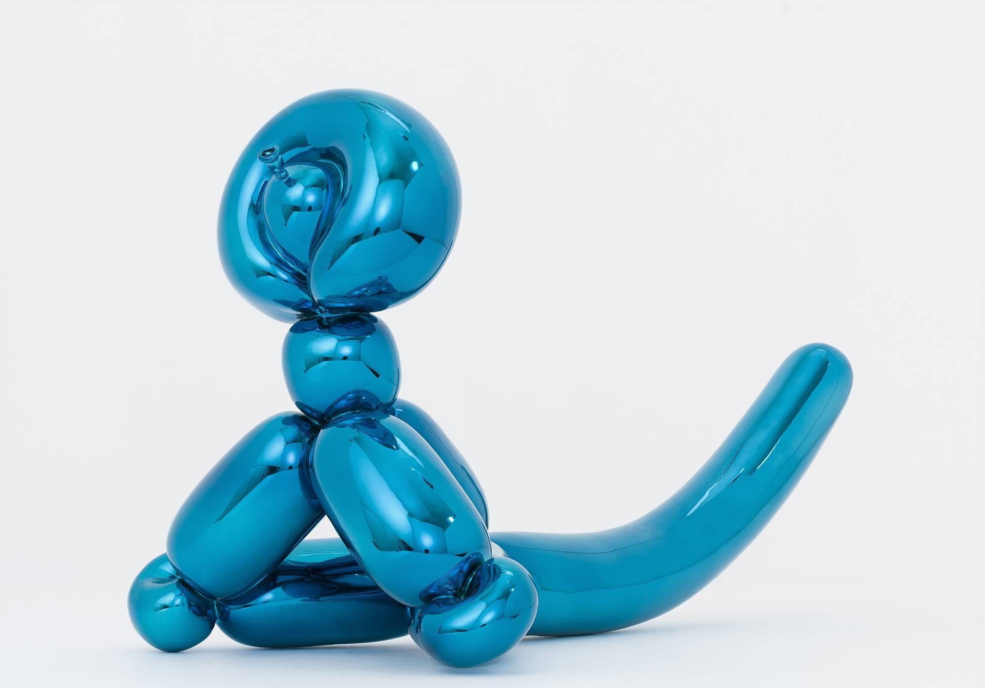 Jeff Koons Figurative Sculpture - Balloon Monkey (blue)