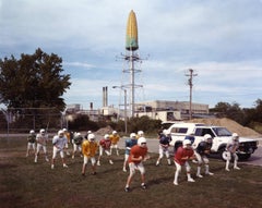 Post Bulletins (football team) Practicing at Graham Park, Rochester, NY