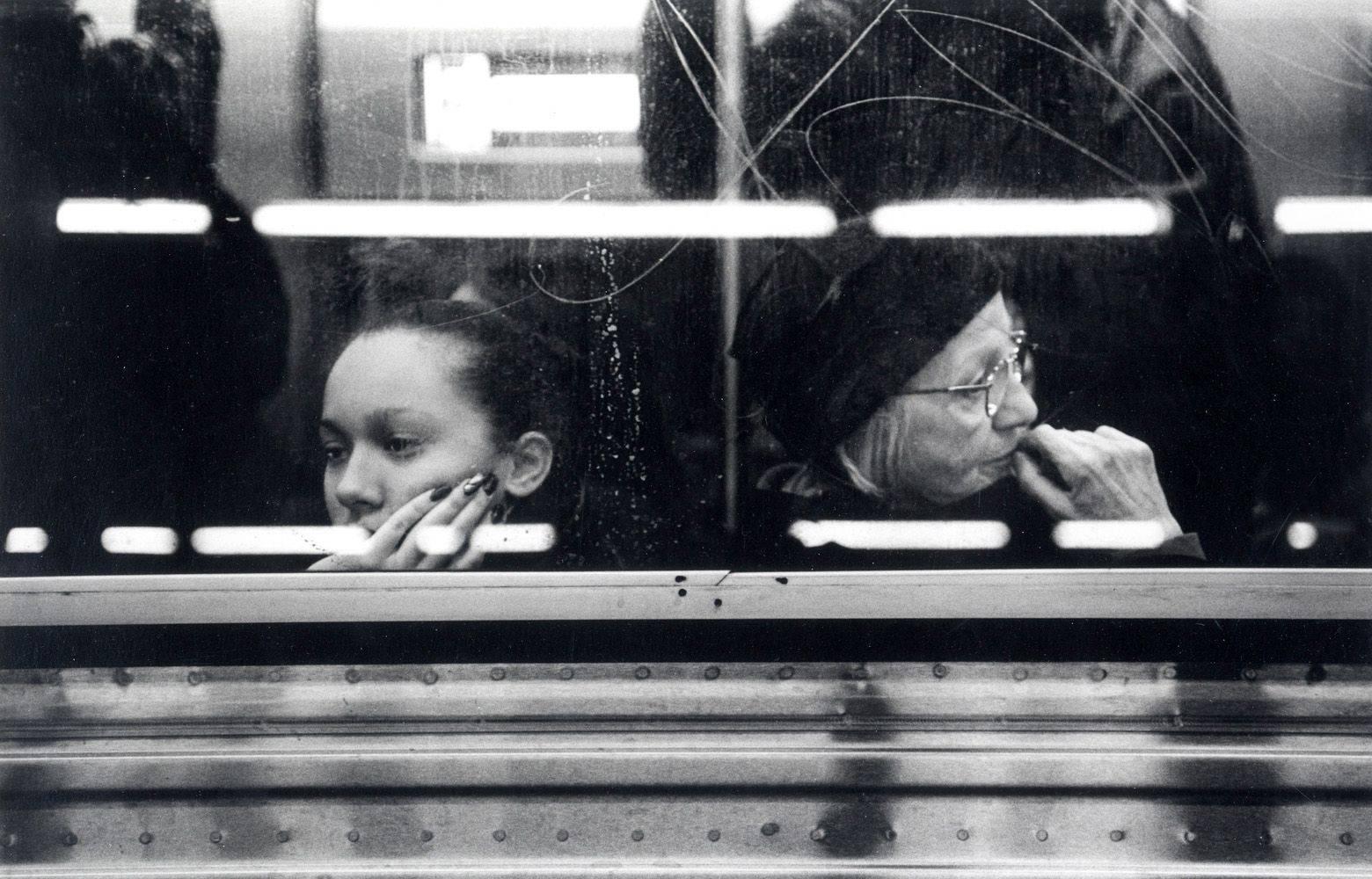 Kazuo Sumida Black and White Photograph - 23rd Street, 7th Avenue (from the series A Story of the New York Subway)