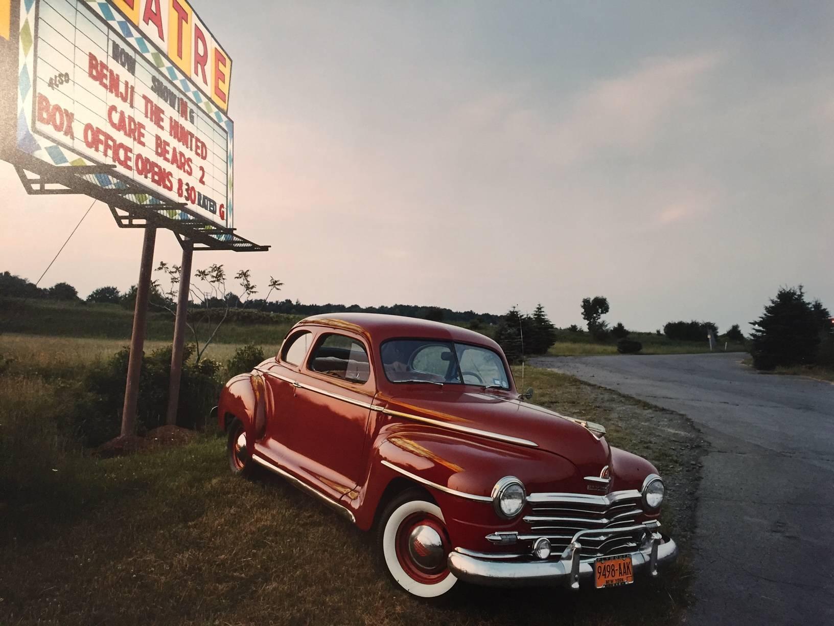 Bruce Wrighton Color Photograph - 1948 Plymouth Special Deluxe Coupe, from the series "Dinosaurs and Dreamboats"