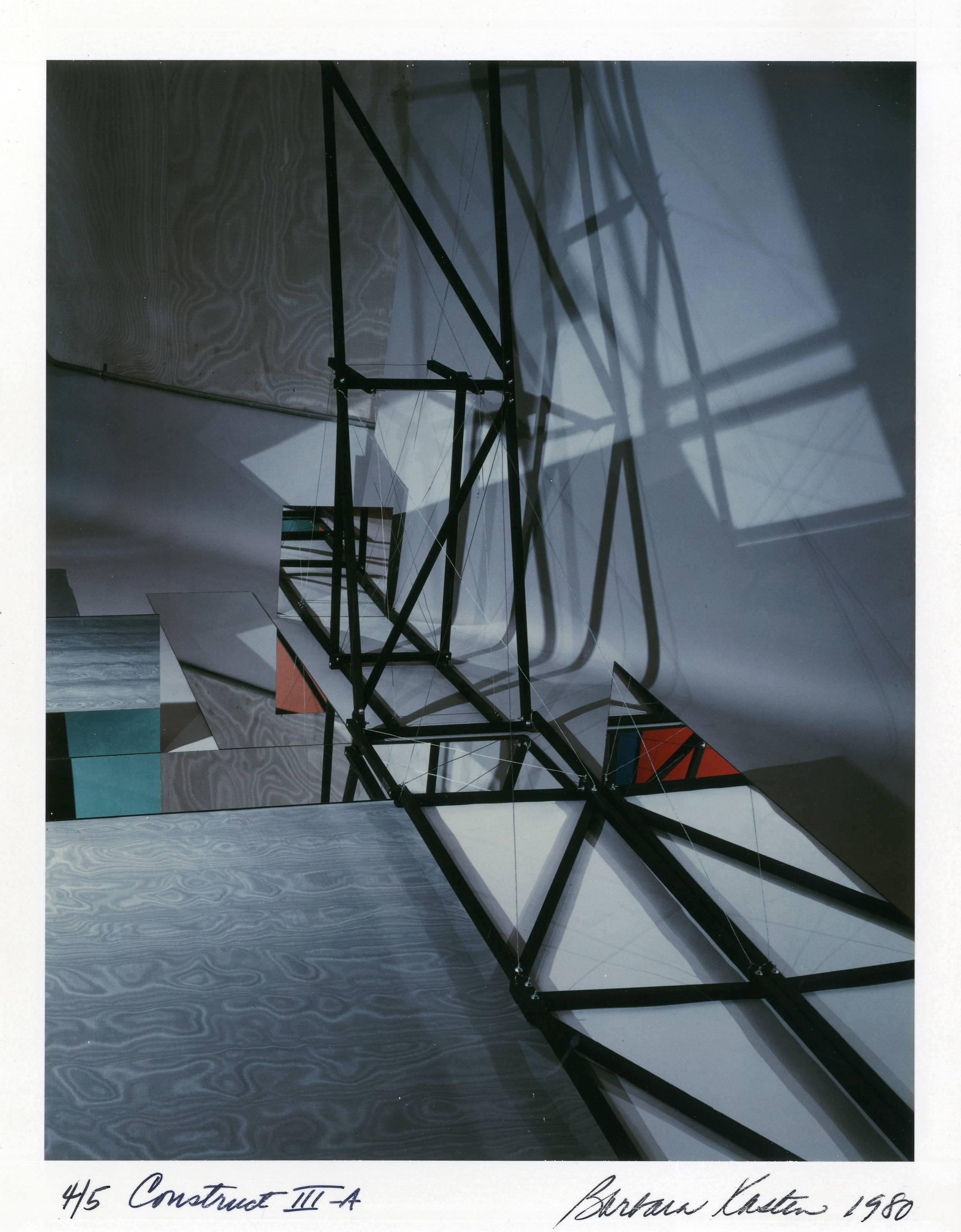 Barbara Kasten Abstract Photograph - Construct III-A