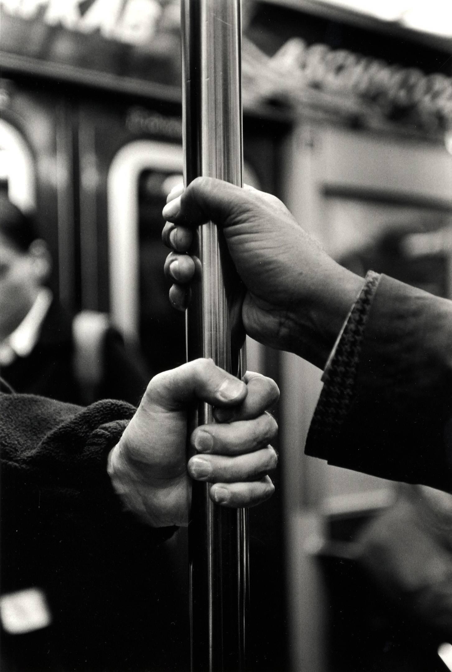 Kazuo Sumida Black and White Photograph - B Train (from the series A Story of the New York Subway)