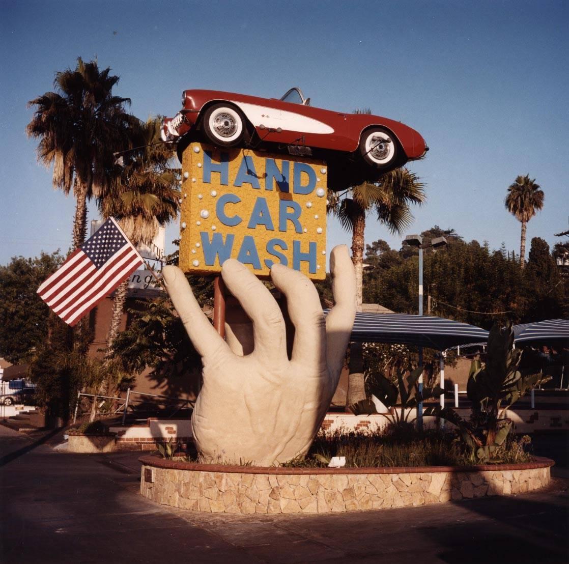 David Graham Color Photograph - Studio City, CA ("Hand Car Wash")