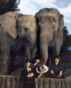 Die Elefantenhüter von Katie & Kumara, Whipsnade Park Zoo, UK