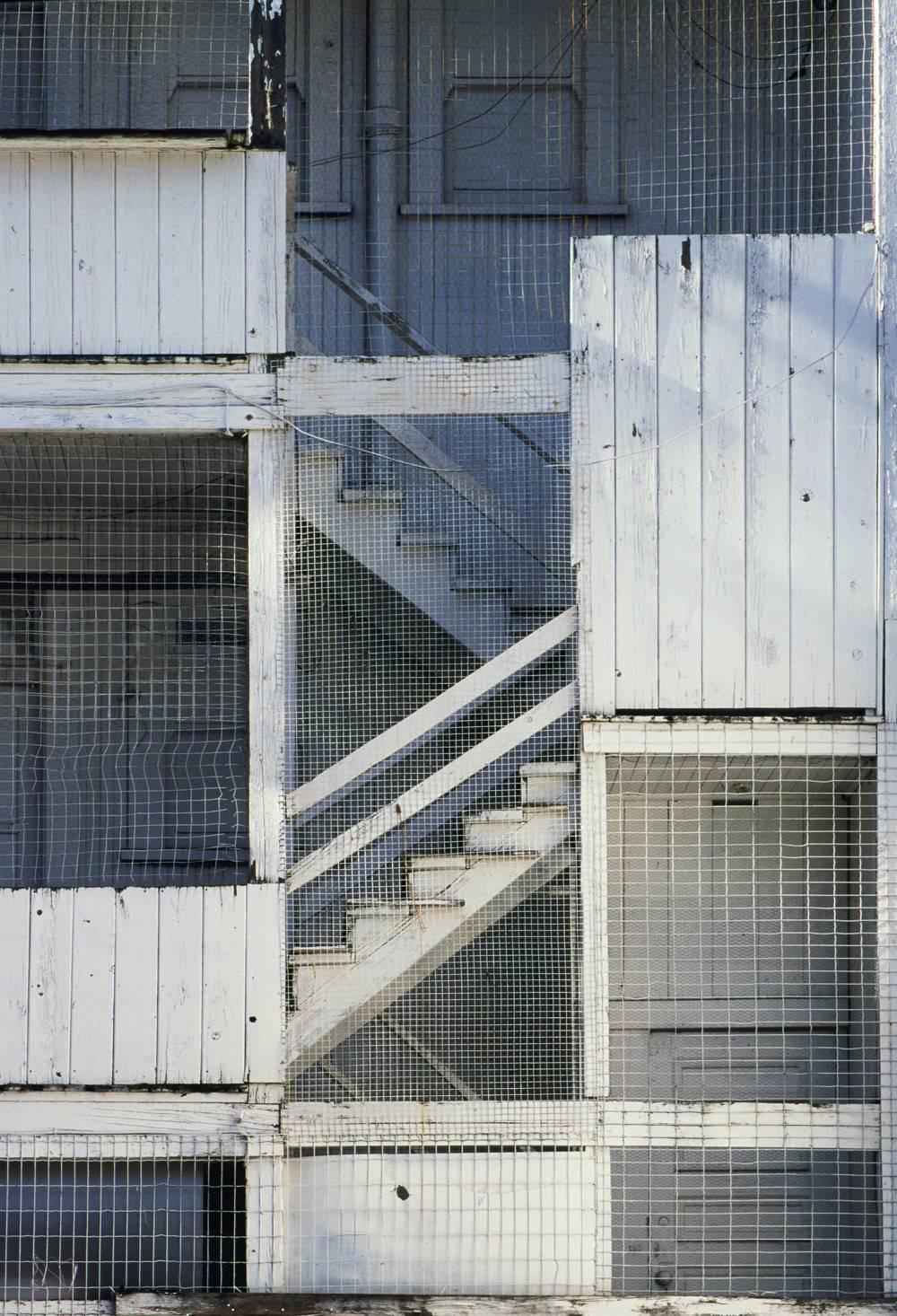 Fred Herzog Color Photograph - Caged Stairs