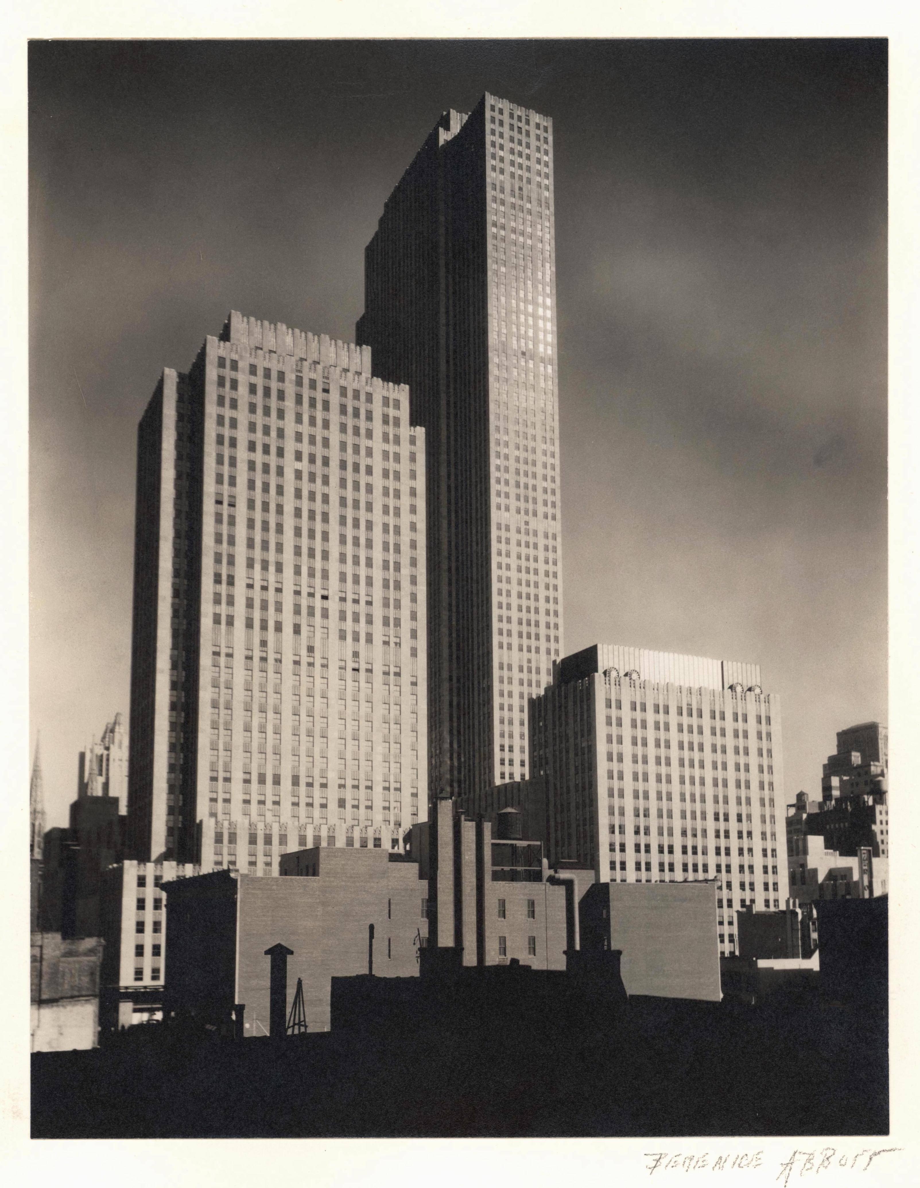 Berenice Abbott Black and White Photograph - Rockefeller Center