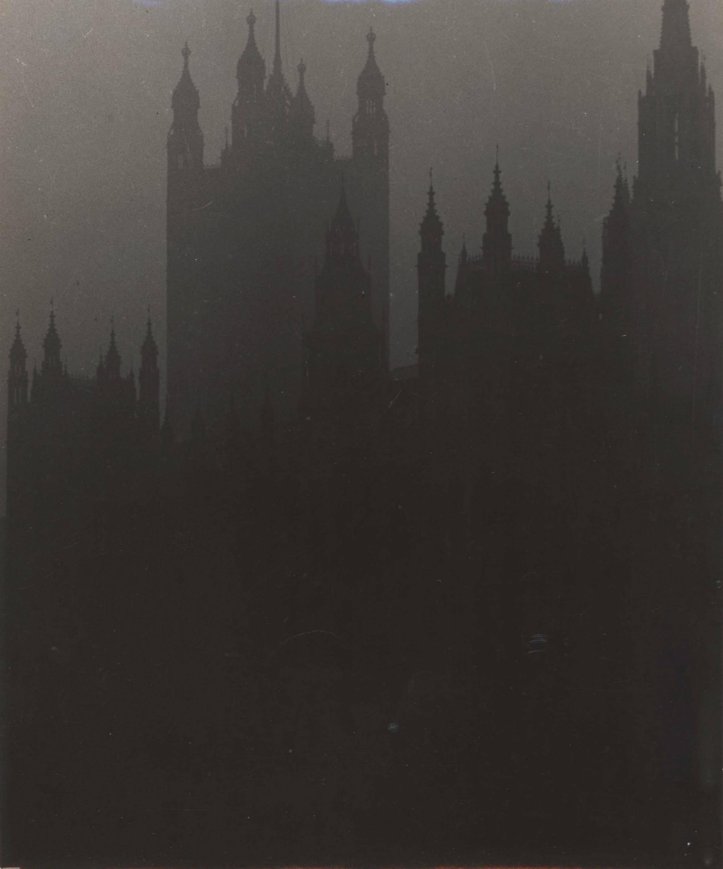 Bill Brandt Black and White Photograph - Blackout in London: Houses of Parliament
