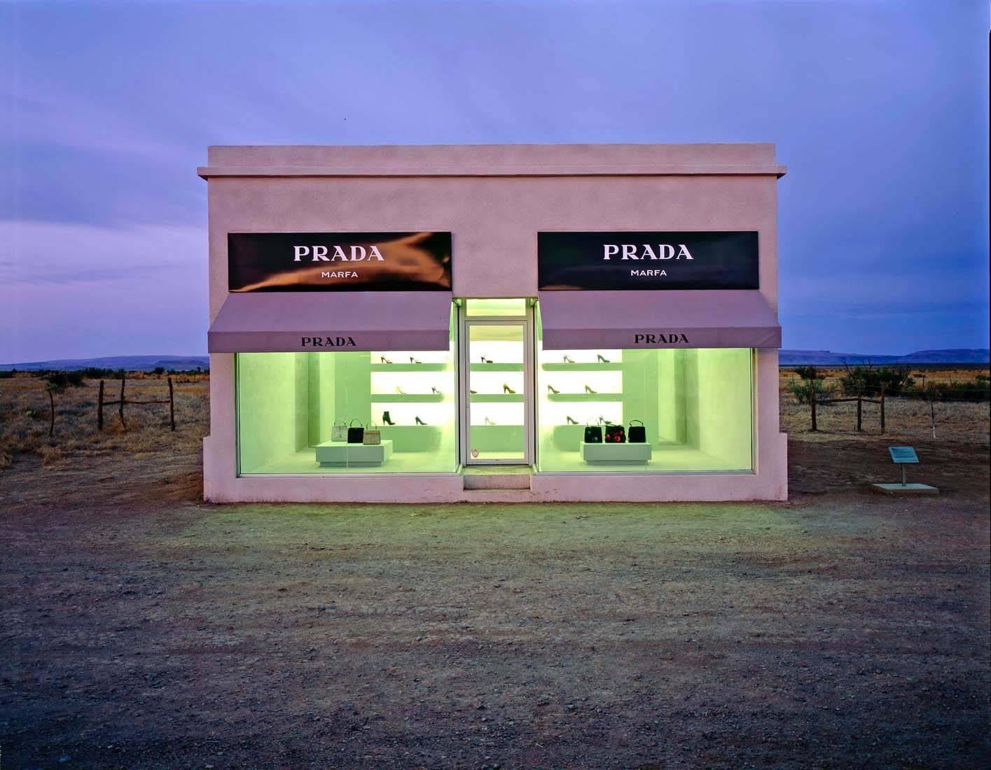 Burk Uzzle Color Photograph - Desert Prada, Texas