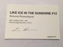 Like Ice in the Sunshine No. 12