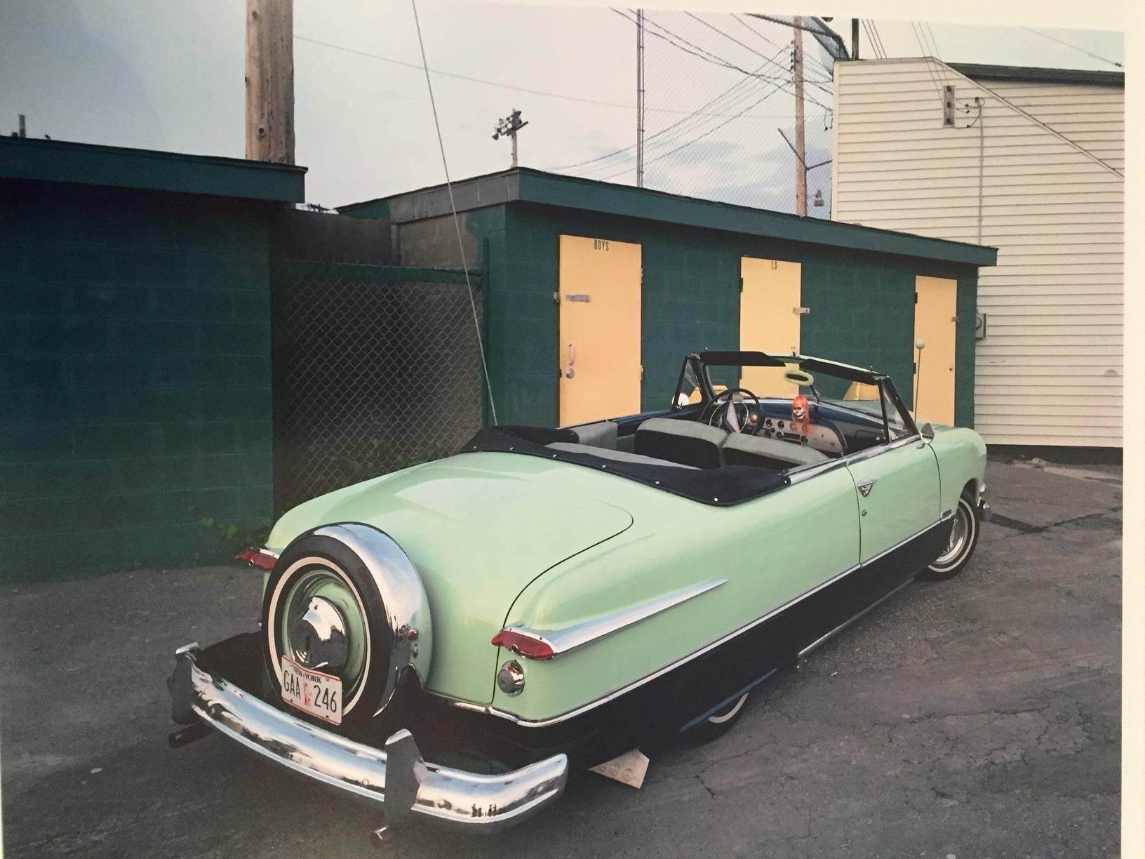 Bruce Wrighton Color Photograph - 1951 Ford Custom Convertible, from the series "Dinosaurs and Dreamboats"