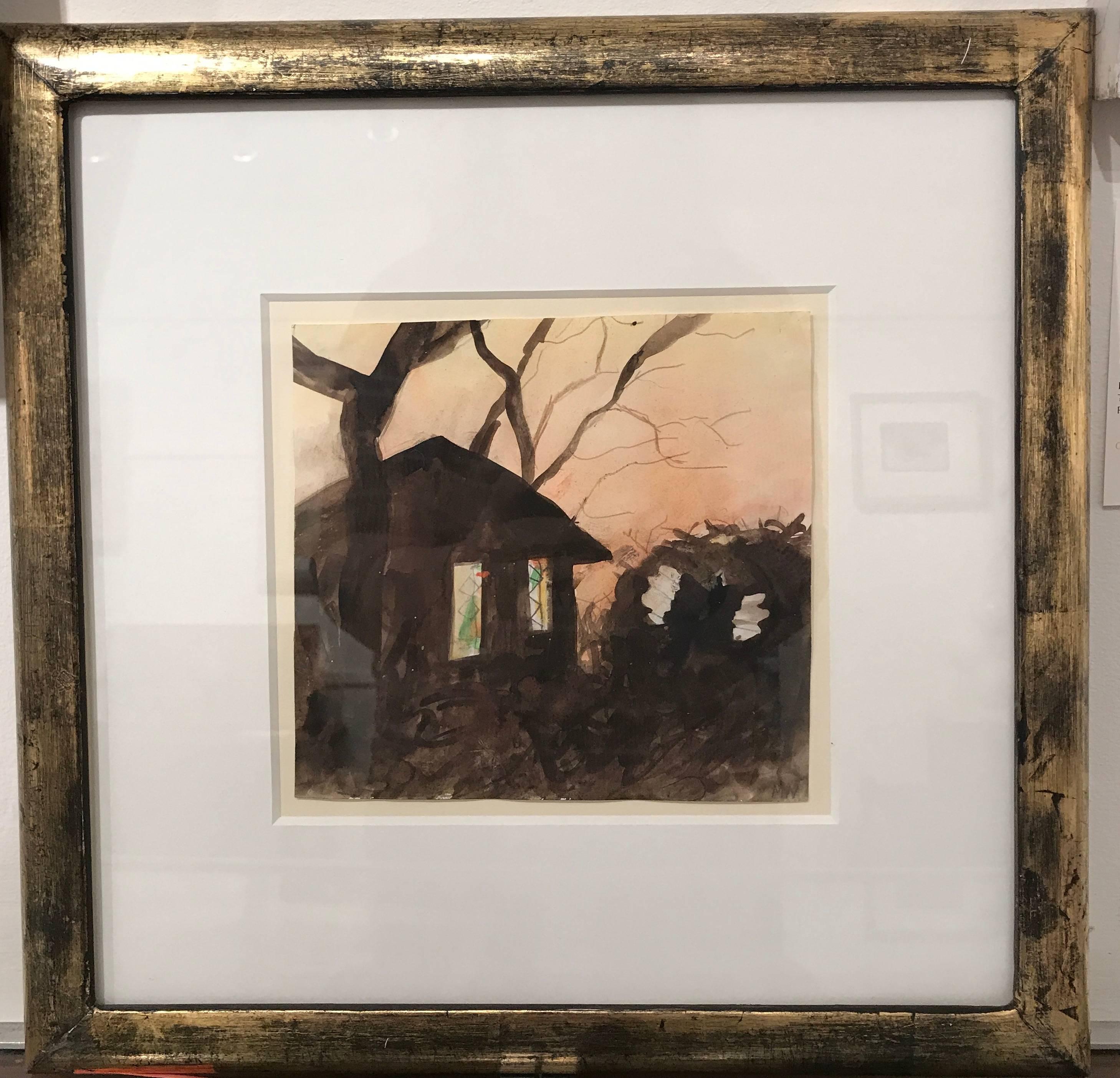 Chapel First Light - Art by Mary Newcomb