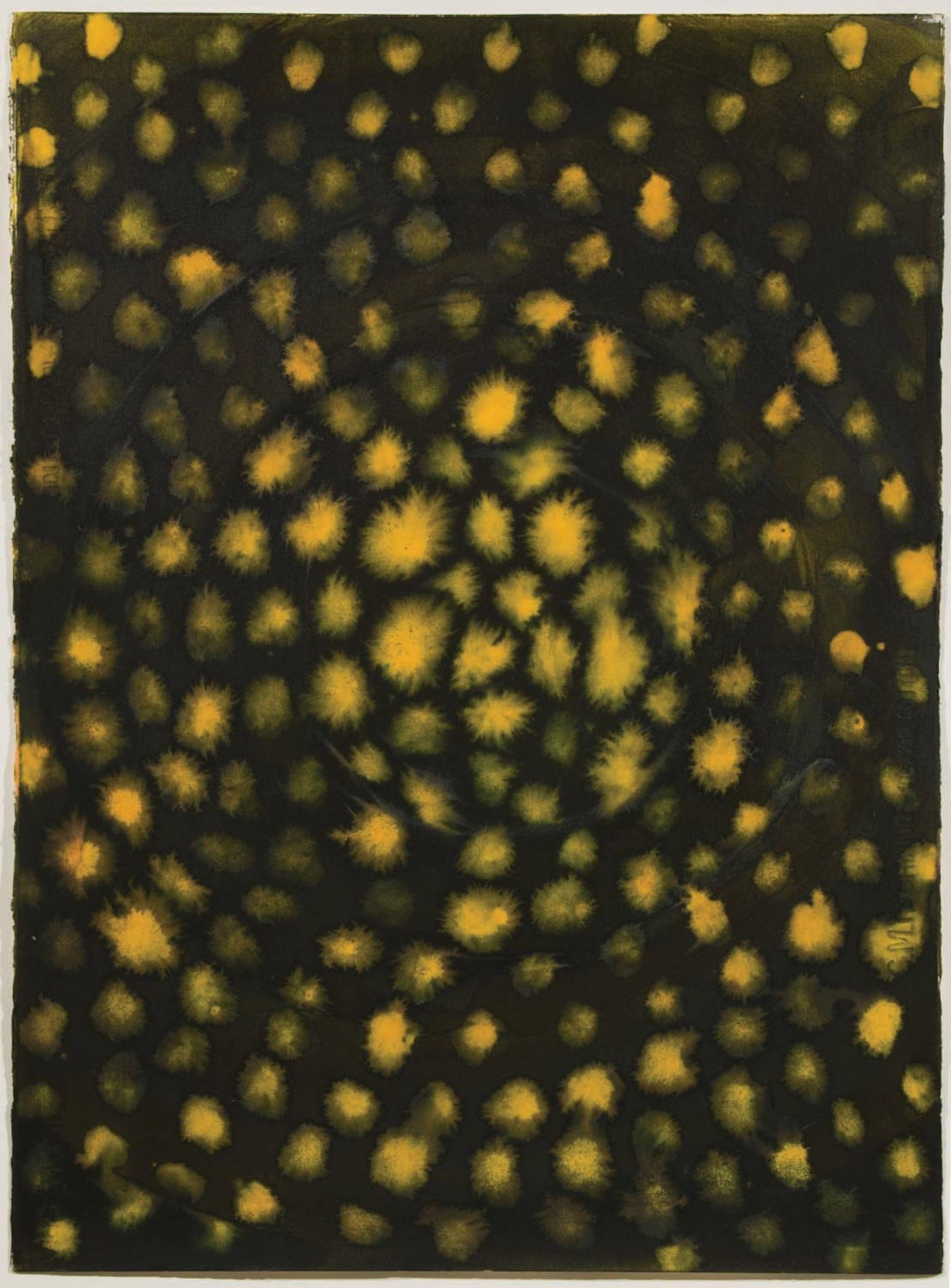 Ross Bleckner Abstract Drawing - Untitled, 1989