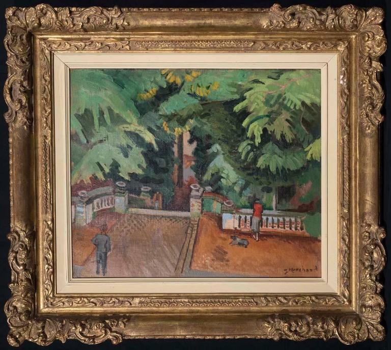 Jean Marchand L'entre du Parc, c.1920, Painting For Sale at 1stdibs